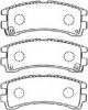NISSA 4406008G11 Brake Pad Set, disc brake